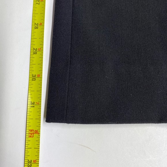 CASLON Black Flat Front High Rise Wide Leg Pants 6 - Picture 13 of 16